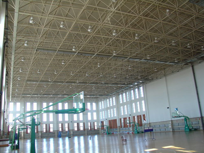 广州篮球馆网架案例